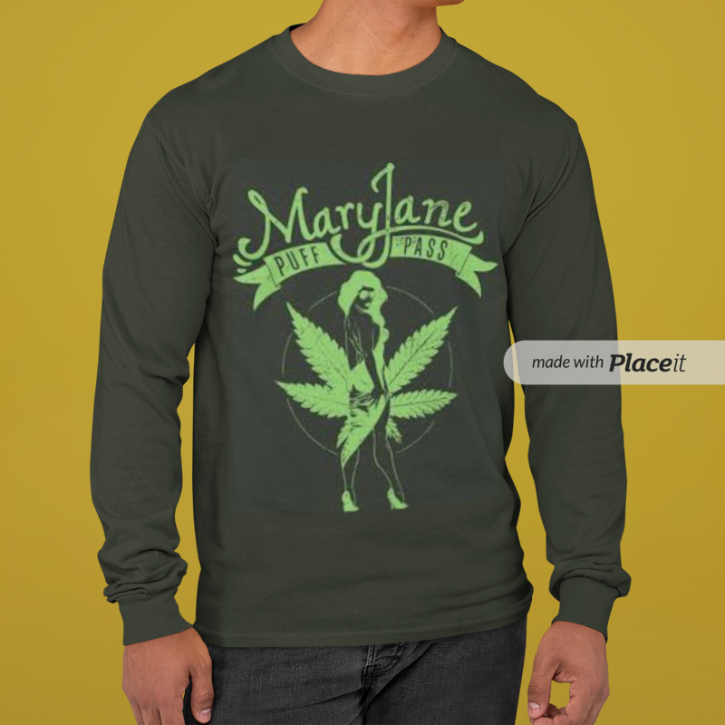 mary jane  mens long sleeve tee